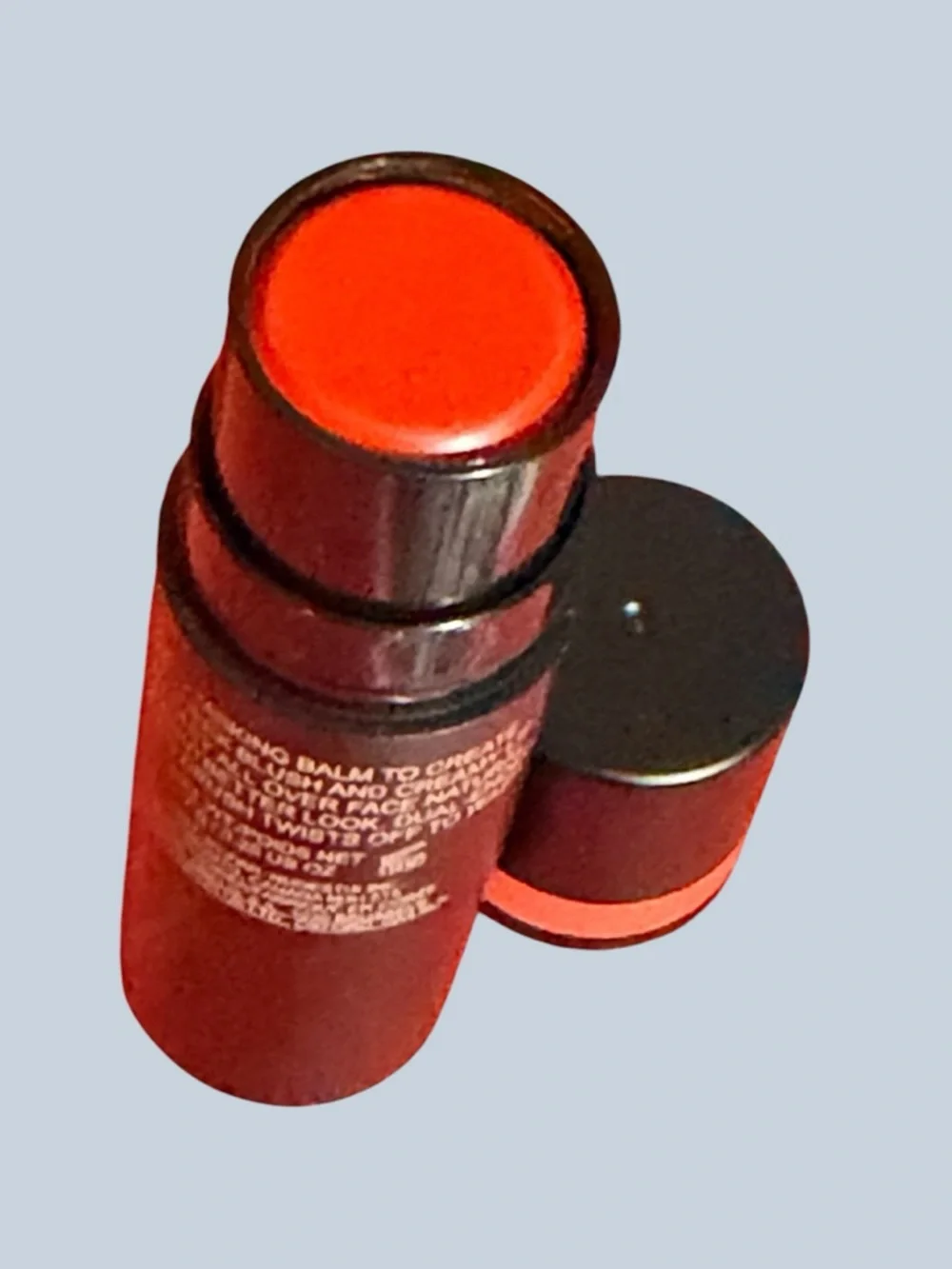 Nude Stix Multi tasking Balm in PICANTE Bright Red Orange Cream Stick